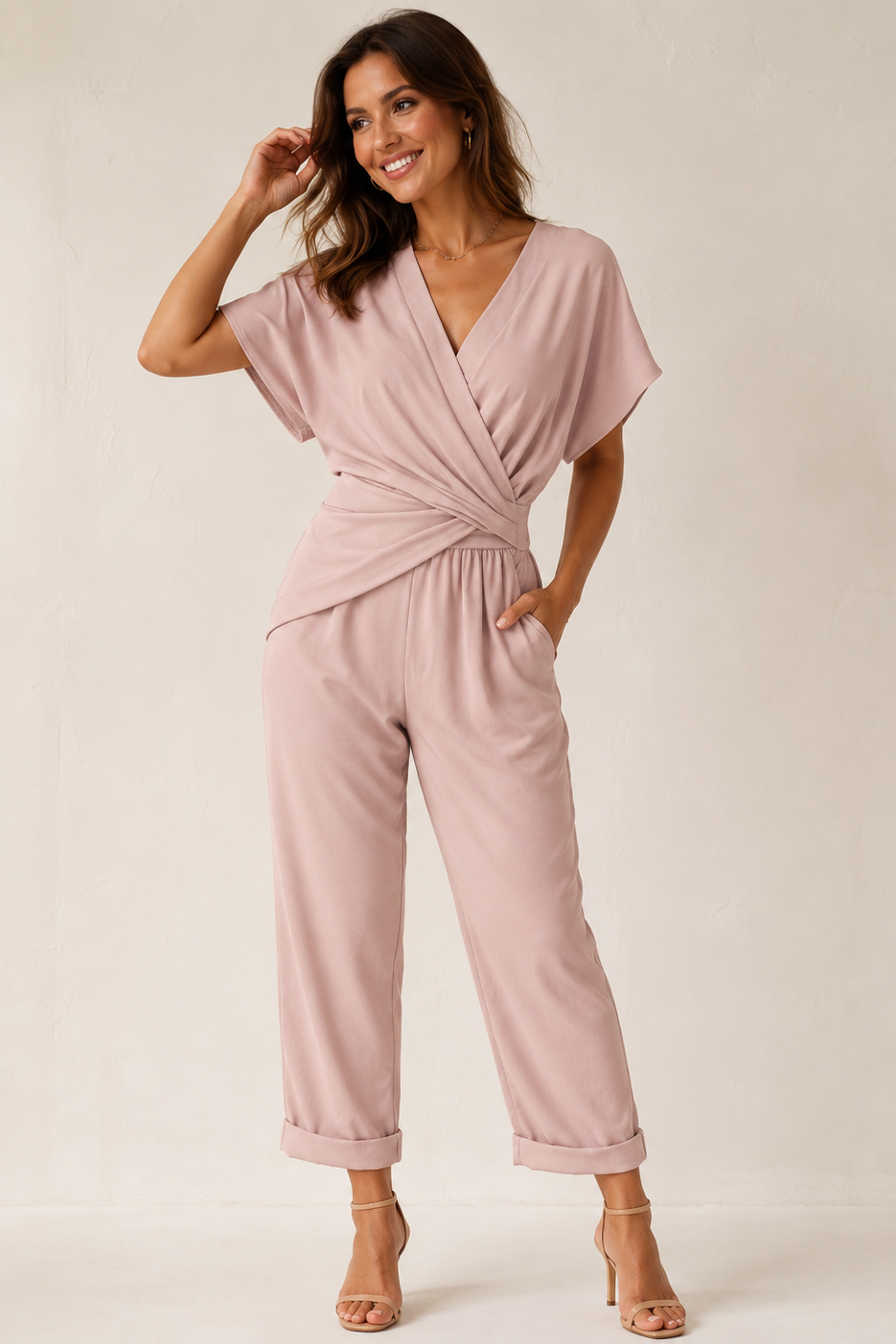 Christina Wrap Jumpsuit