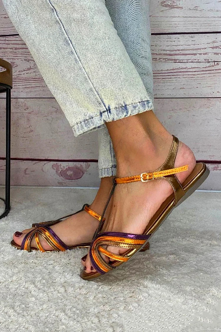 WARREN & GRACE | VIVIANA MEDITERRANEAN COLORS SANDALS