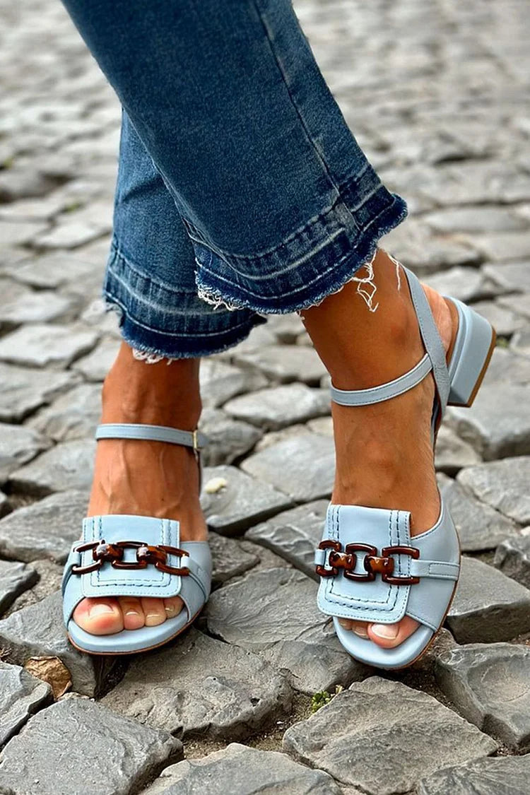 WARREN & GRACE | AZZURRA COASTAL ELEGANCE SANDALS