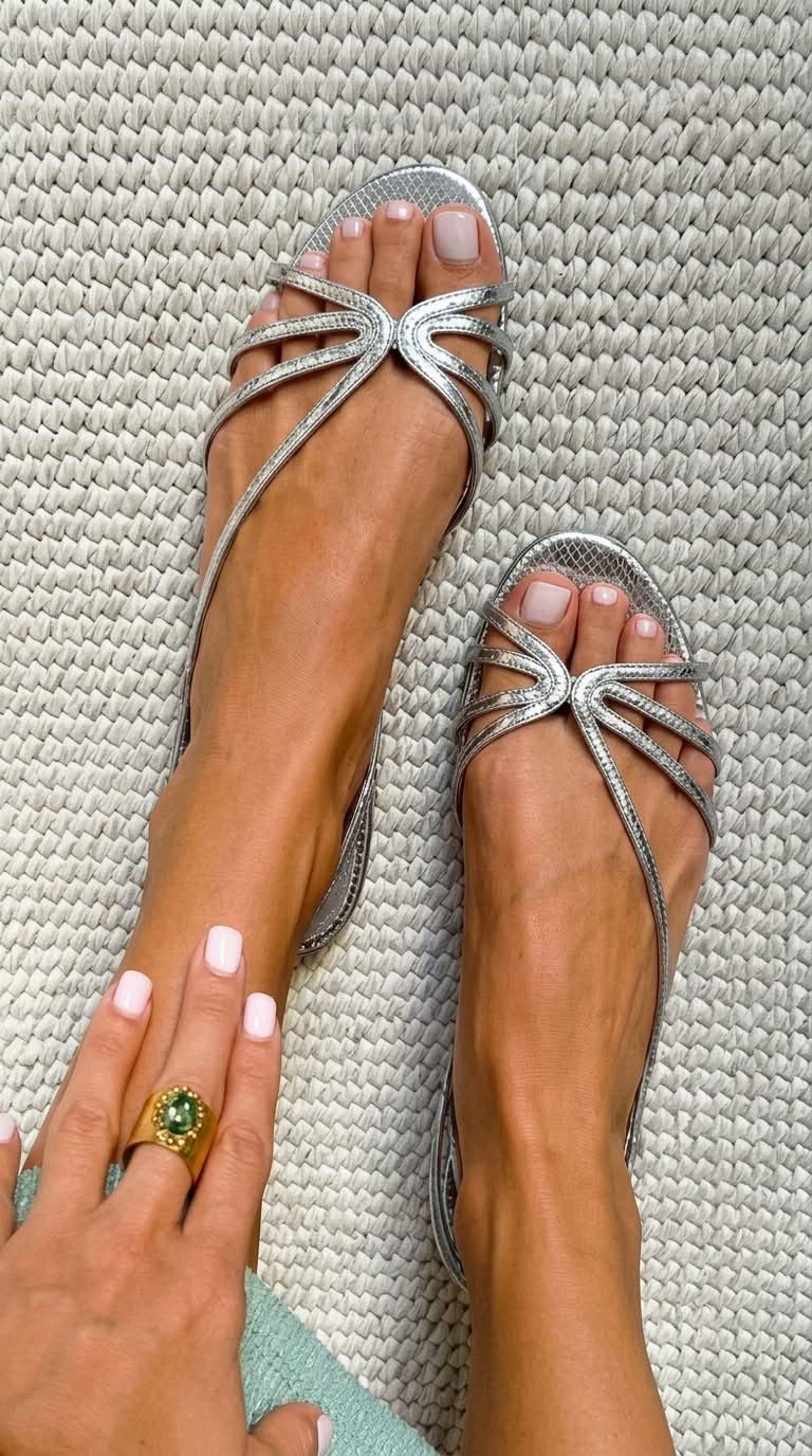 WARREN & GRACE | GENEVA GOLDEN SANDALS SUMMER ELEGANCE
