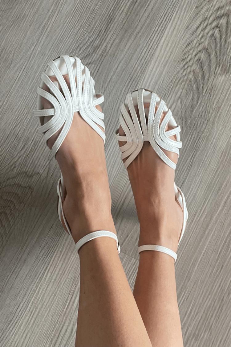 WARREN & GRACE | VITTORIA GOLD JEWEL SANDALS