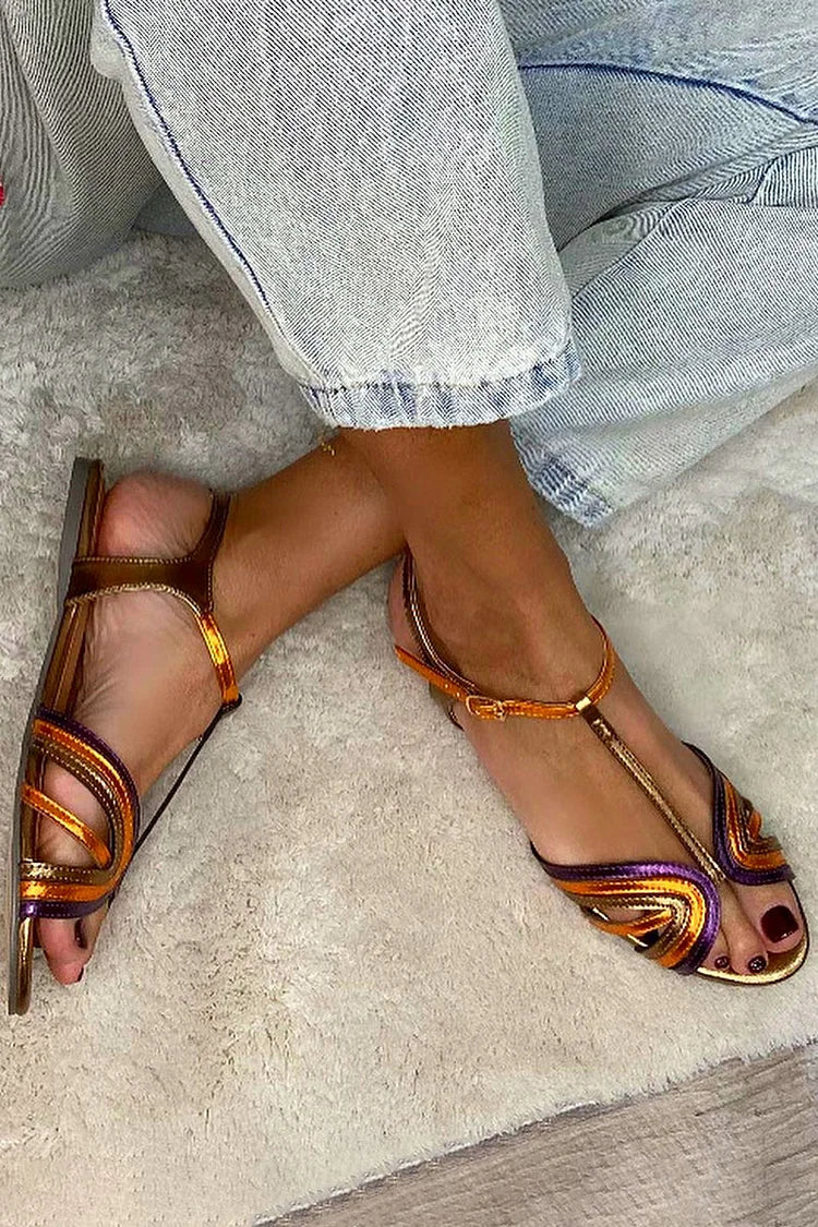 WARREN & GRACE | VIVIANA MEDITERRANEAN COLORS SANDALS