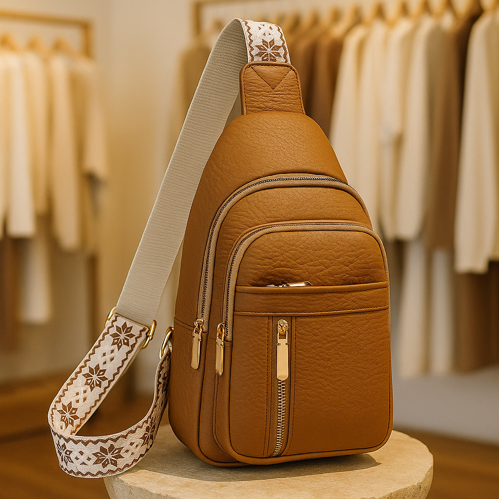 Paige | Vintage Chest Crossbody Bag