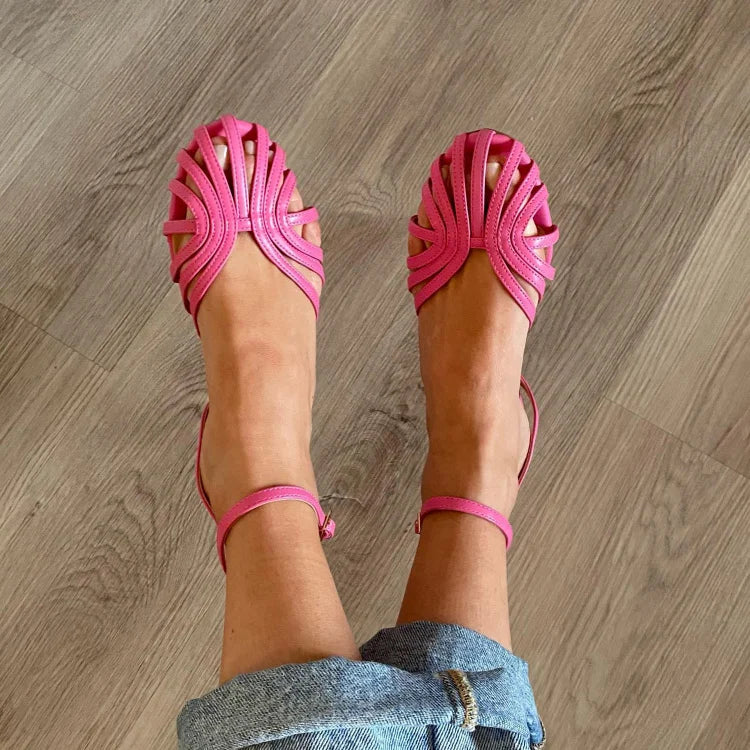 WARREN & GRACE | VITTORIA GOLD JEWEL SANDALS