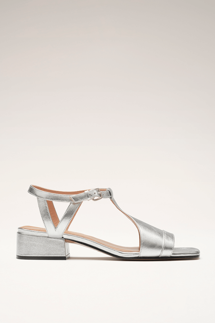 WARREN & GRACE | SERENA SILVER SUMMER SANDALS