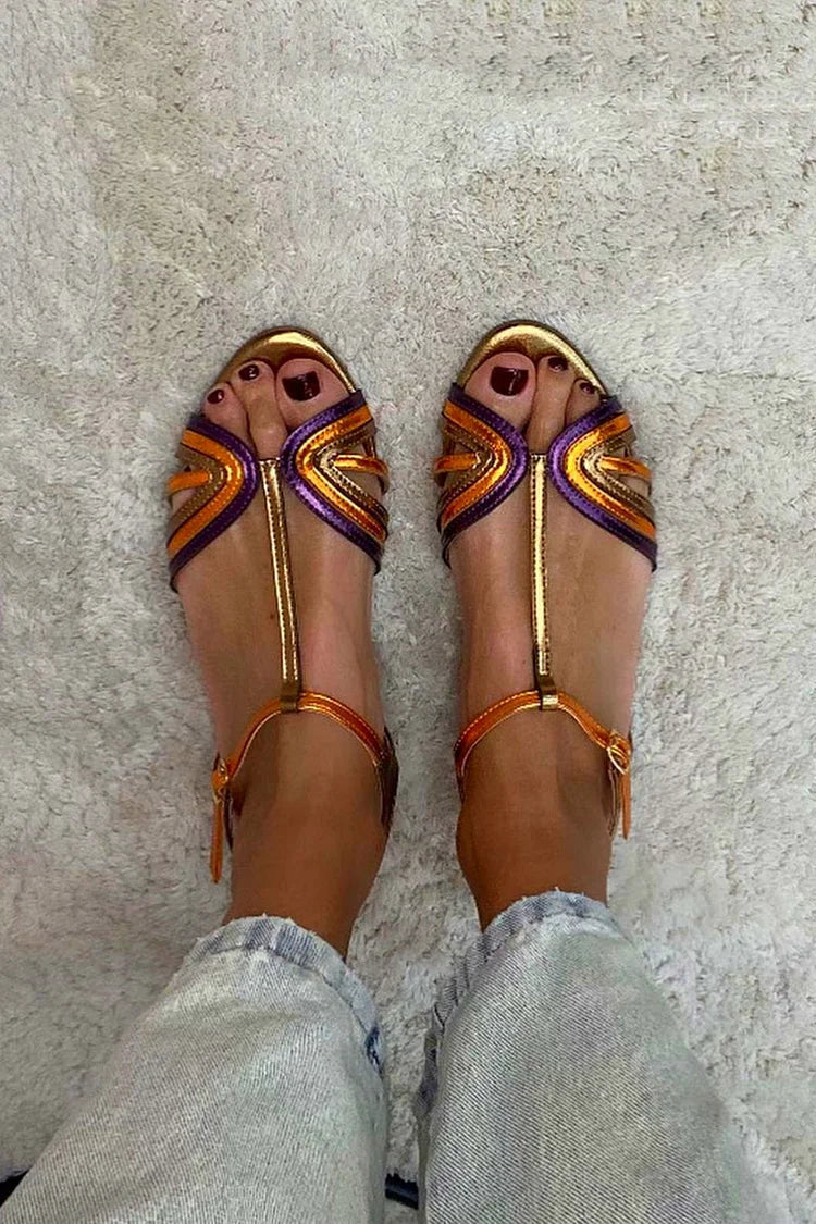 WARREN & GRACE | VIVIANA MEDITERRANEAN COLORS SANDALS