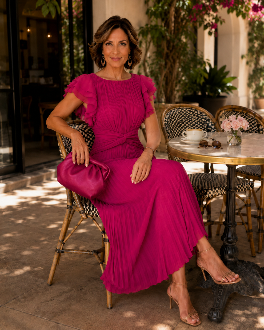 June | Classic Pleated Dress