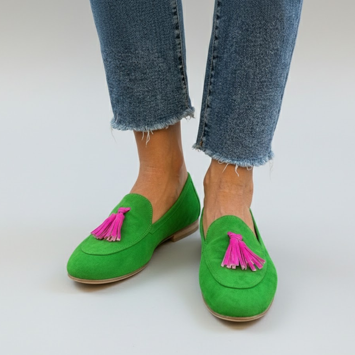 Brigit Tassel-Embellished Loafers