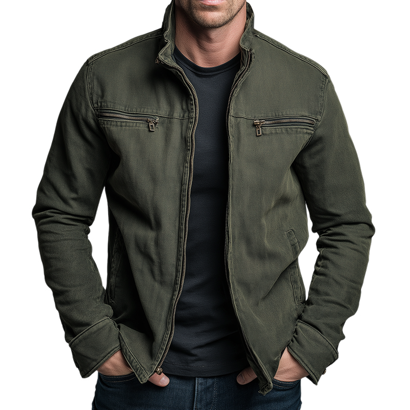 David - Vintage Cotton Zip Jacket