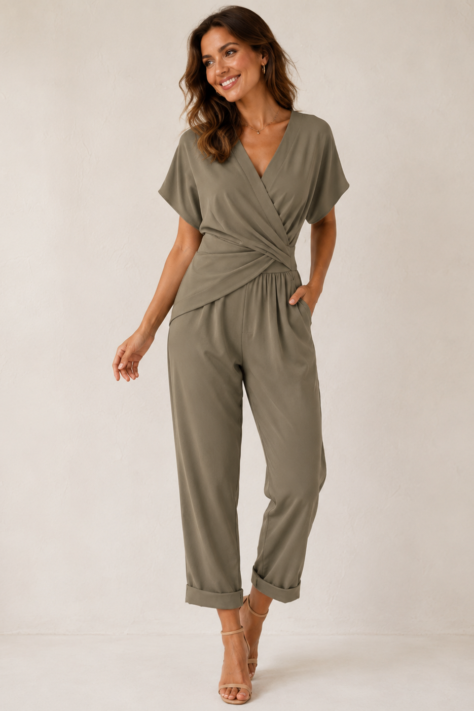 Christina Wrap Jumpsuit
