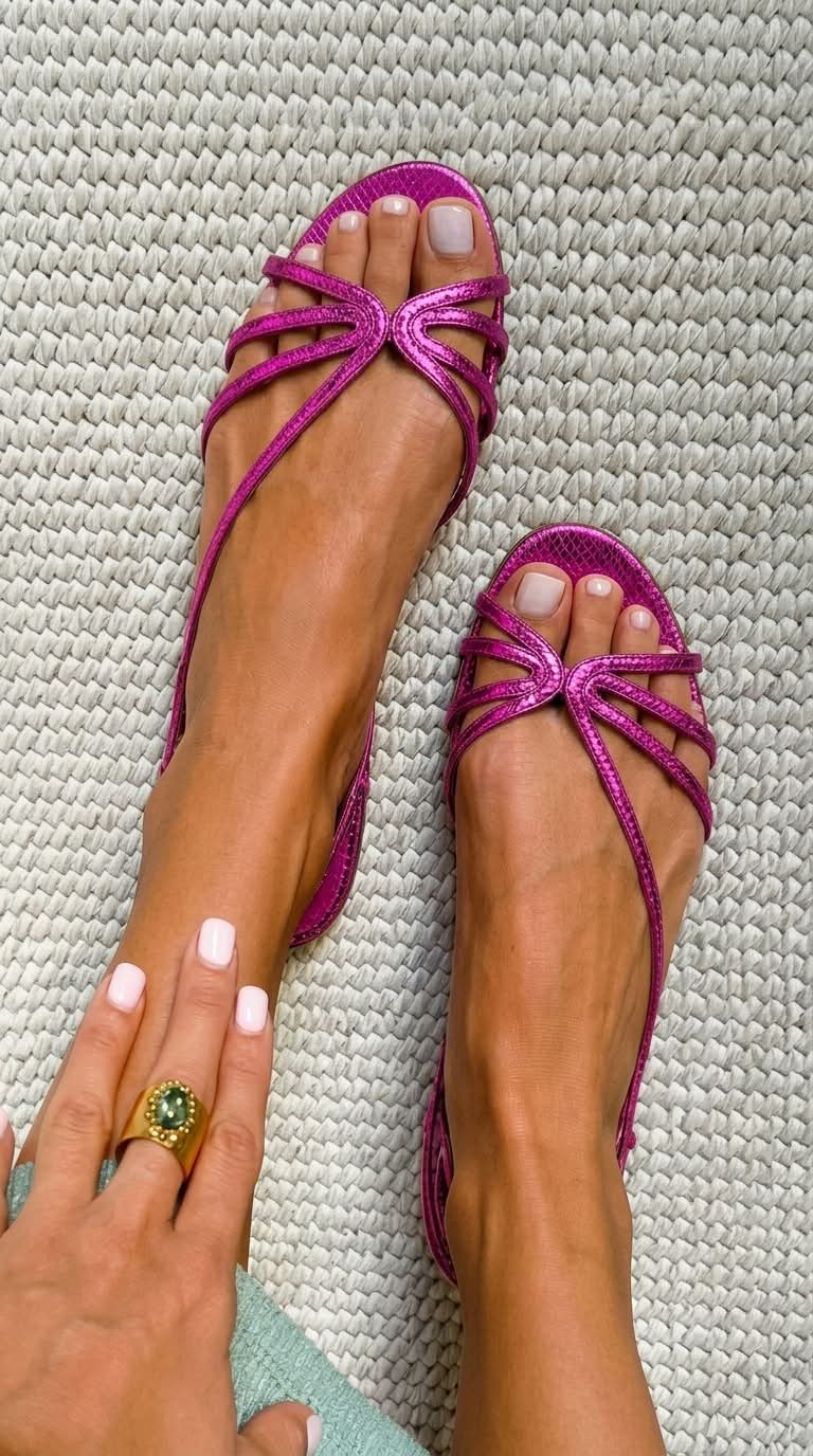 WARREN & GRACE | GENEVA GOLDEN SANDALS SUMMER ELEGANCE