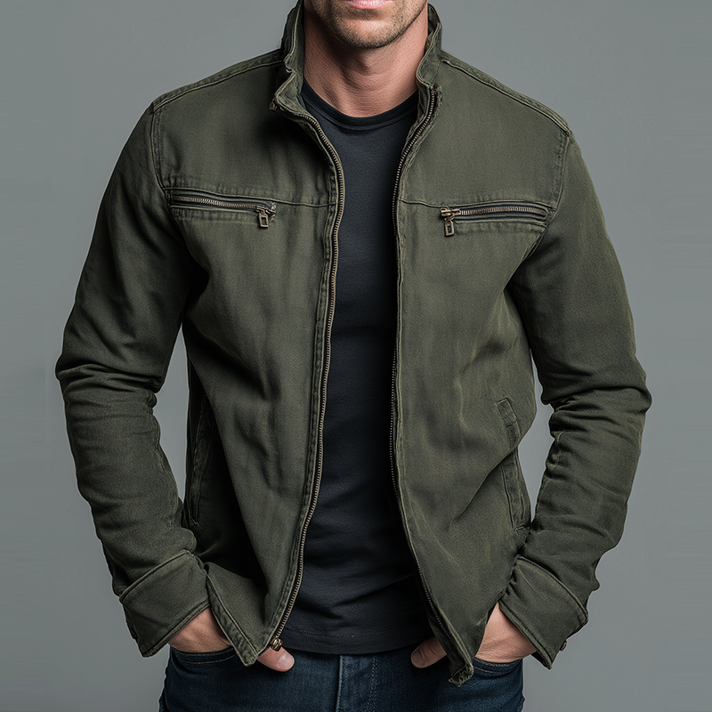 David - Vintage Cotton Zip Jacket