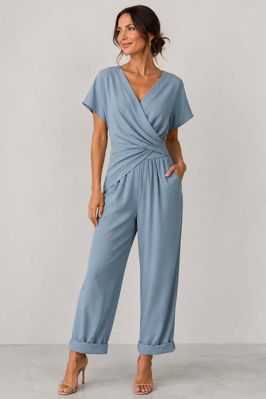 Christina Wrap Jumpsuit