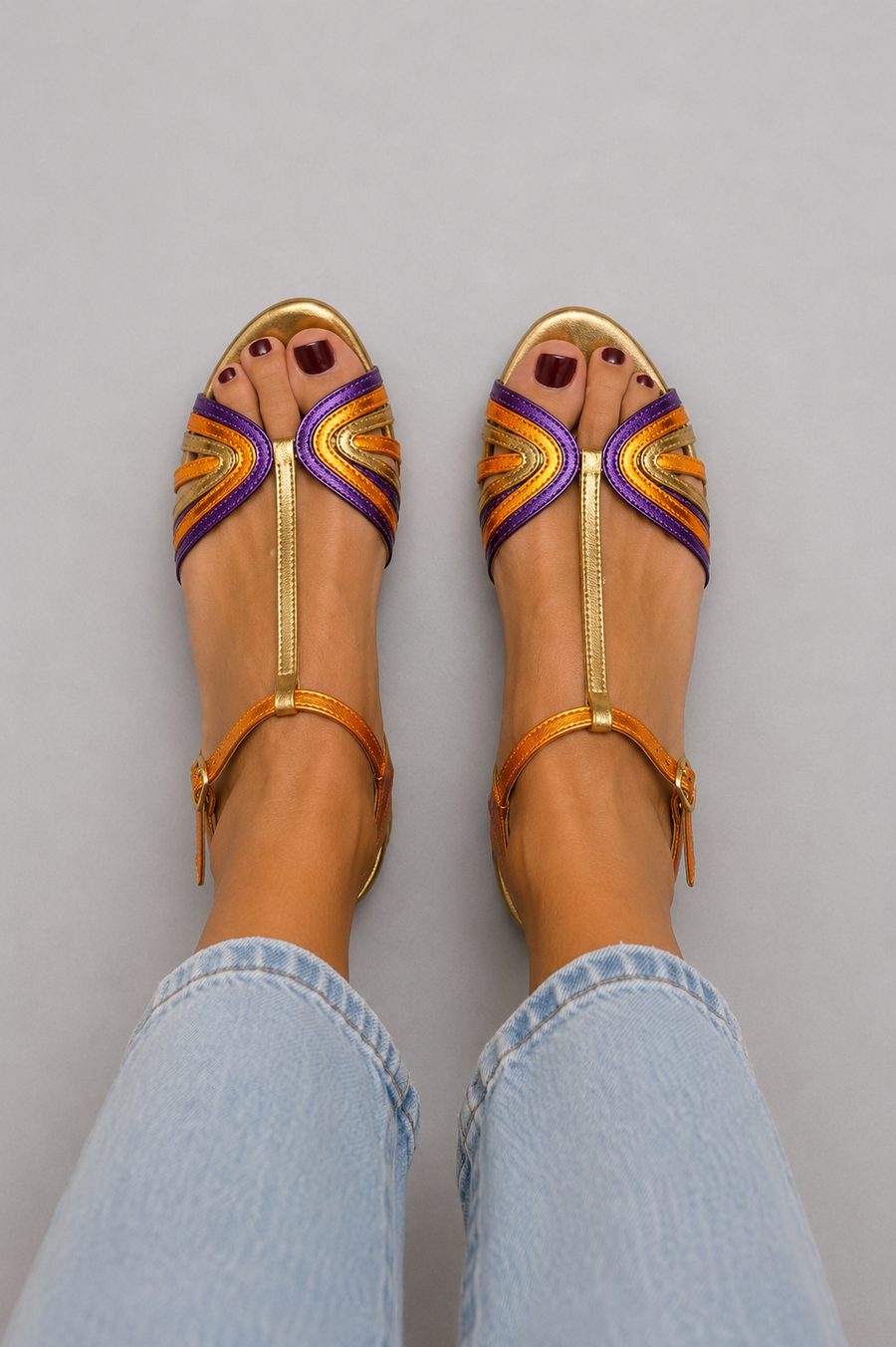 WARREN & GRACE | VIVIANA MEDITERRANEAN COLORS SANDALS