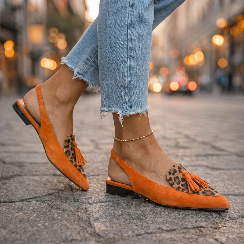Lorena - Chic Tassel Strap Sandals