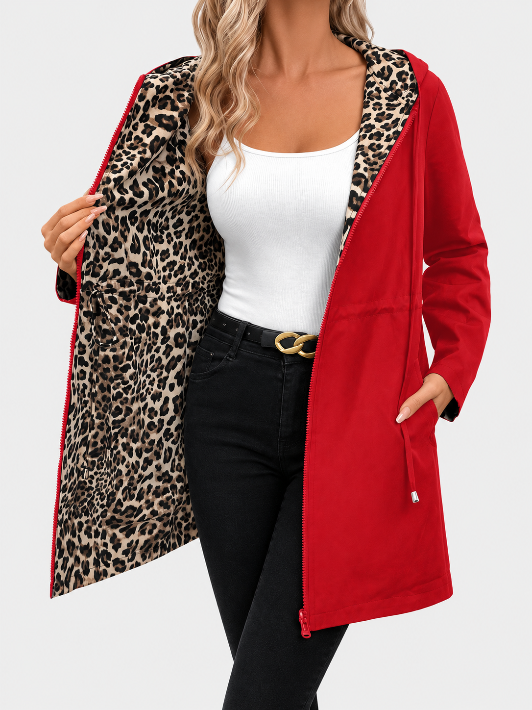 Fiona | Reversible Hooded Coat