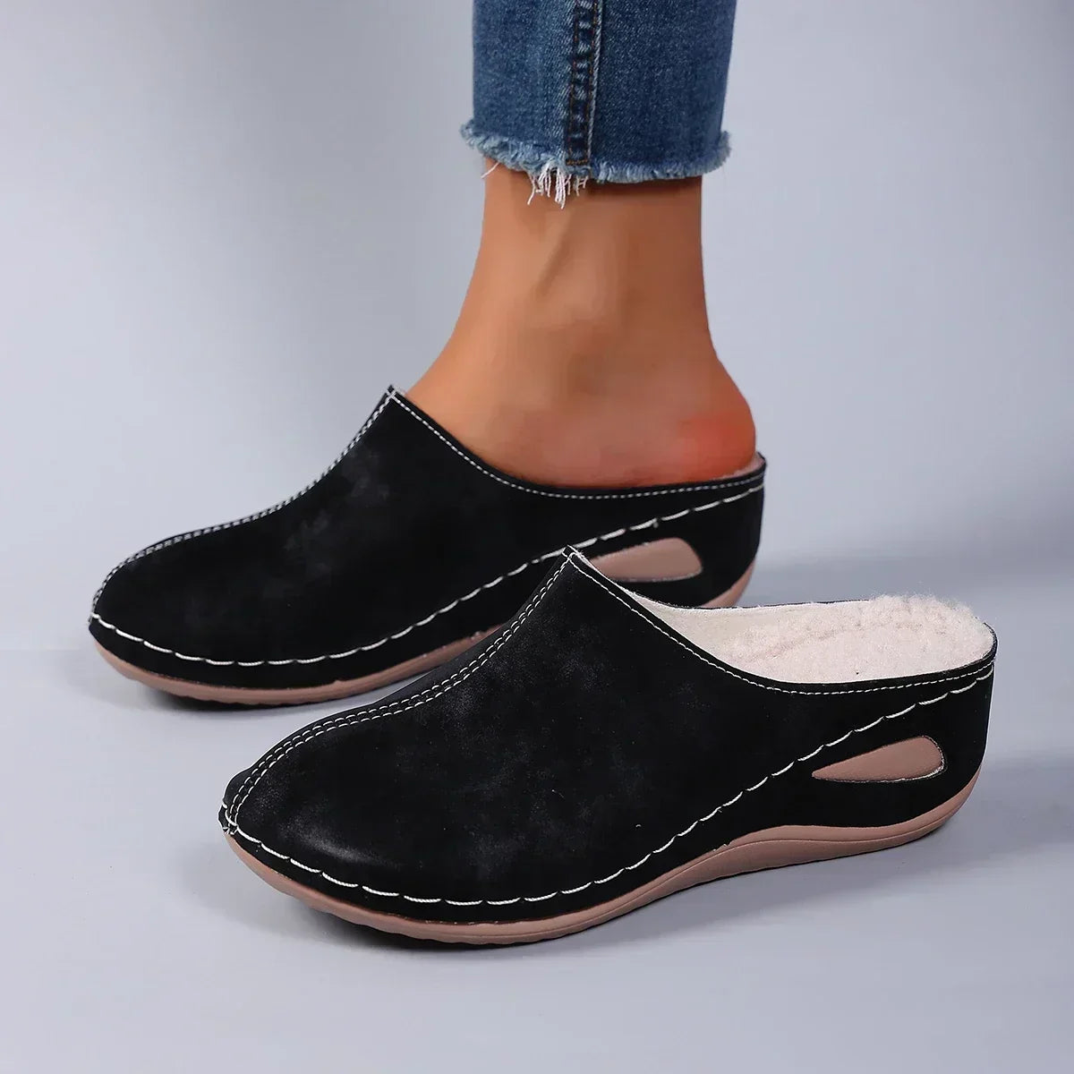 Freya™ | Cozy Fleece-Lined Comfort Clogs
