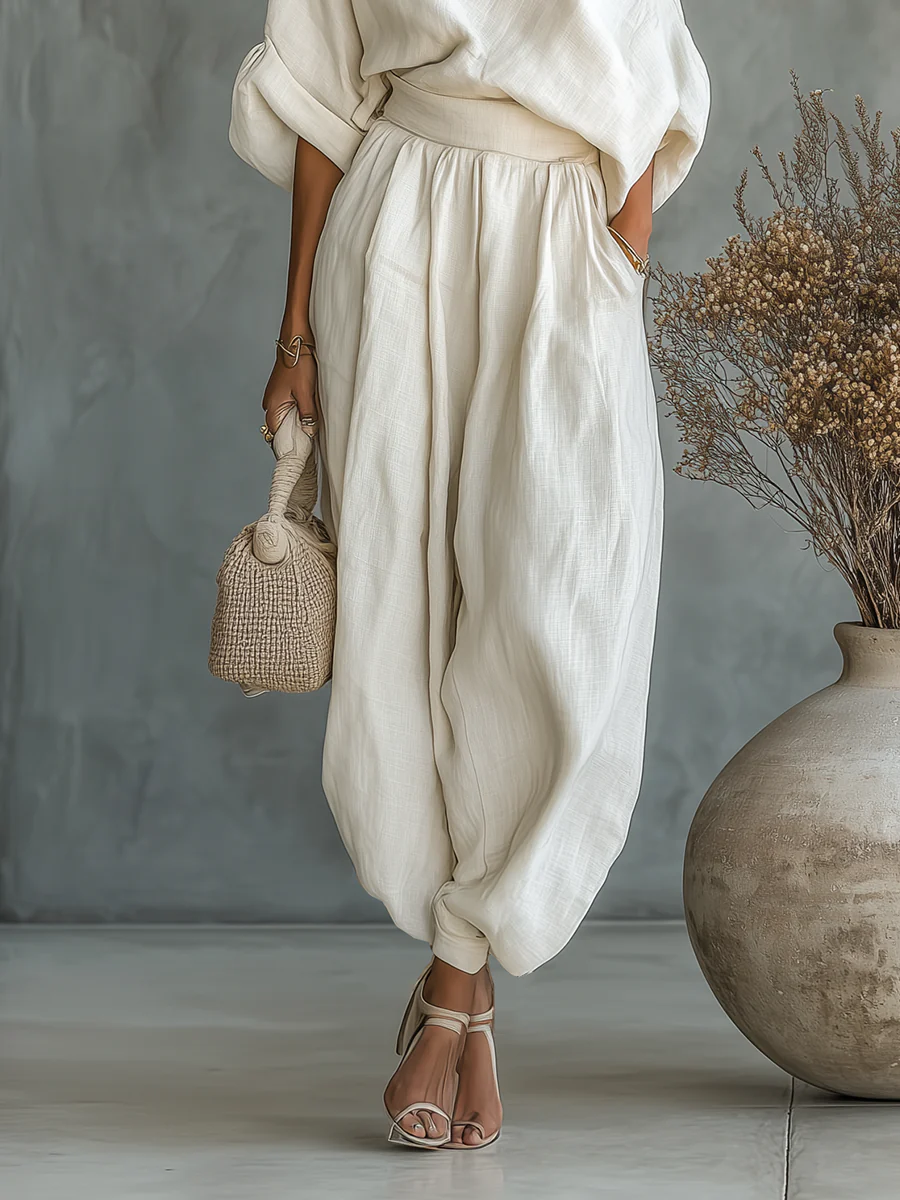 Eleonora | Elegant Two-Piece Set with One Shoulder Strap