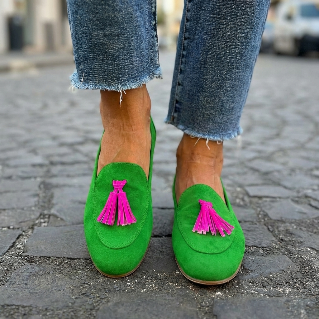 Brigit Tassel-Embellished Loafers