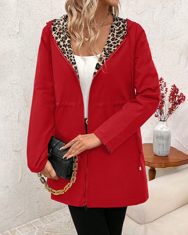 Fiona | Reversible Hooded Coat