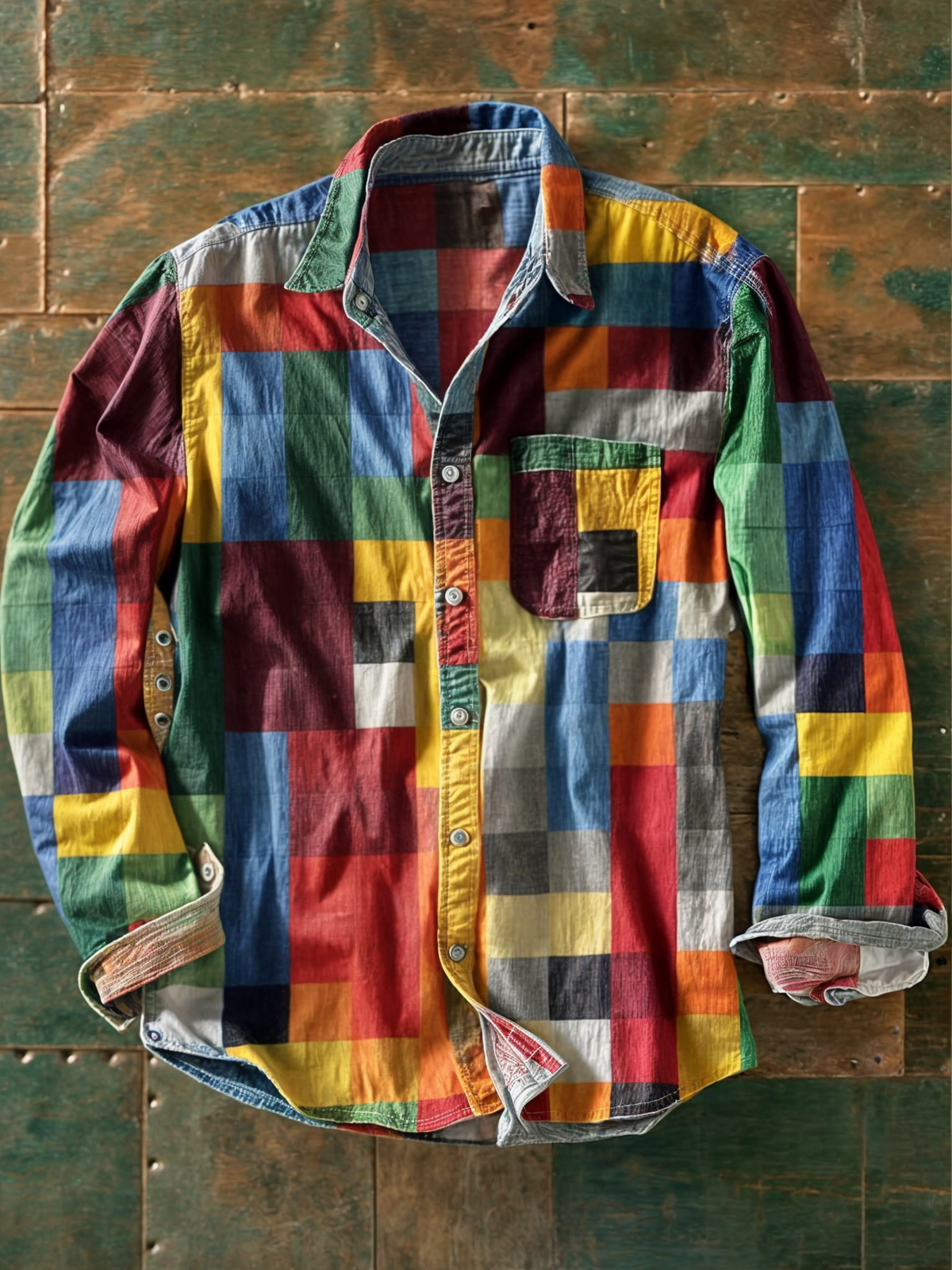 James | The Patchwork Statement Shirt
