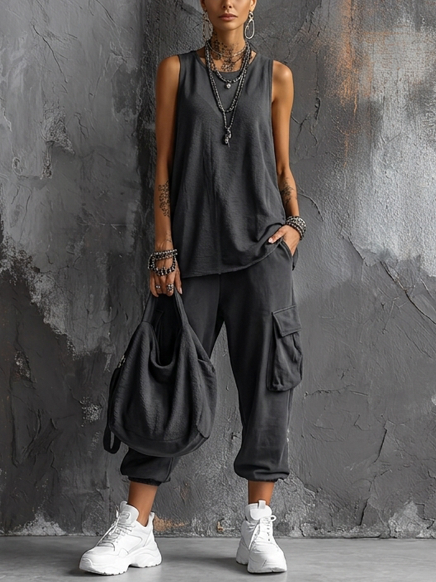 Megan | Soft Casual Set with Pockets