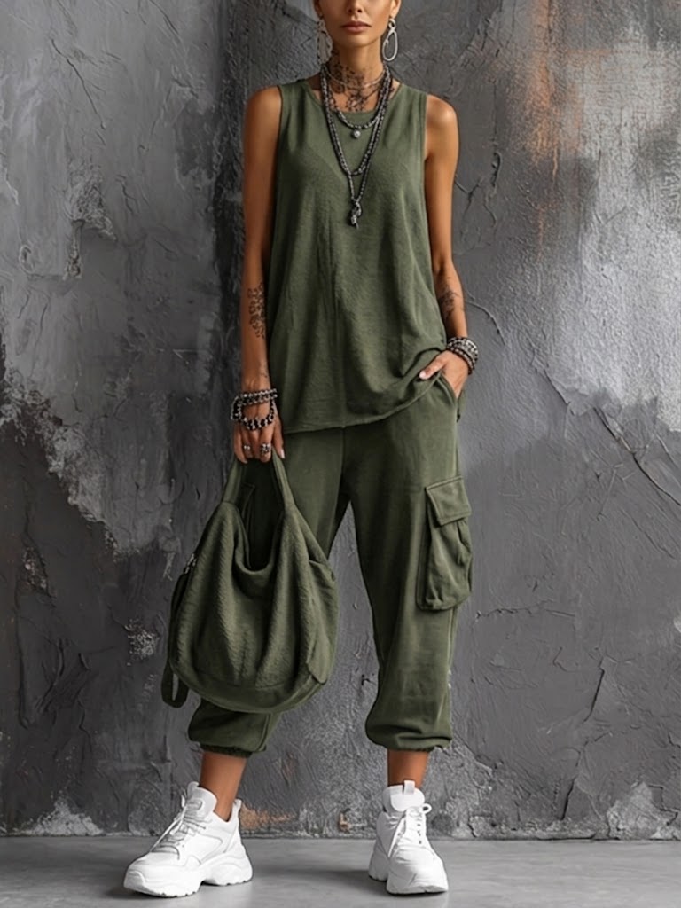 Megan | Soft Casual Set with Pockets