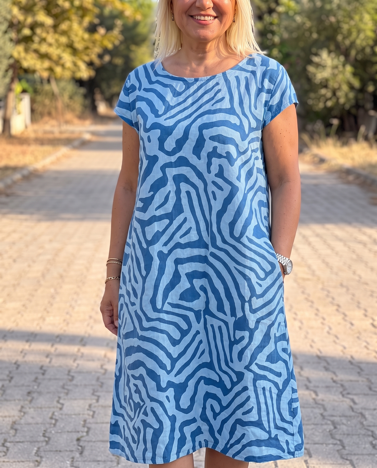 Maribel | Breezy Round-Neck Sundress