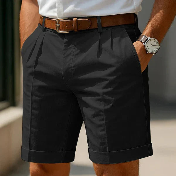 ROMEO | SUMMER BERMUDA SHORTS WITH PLEATS