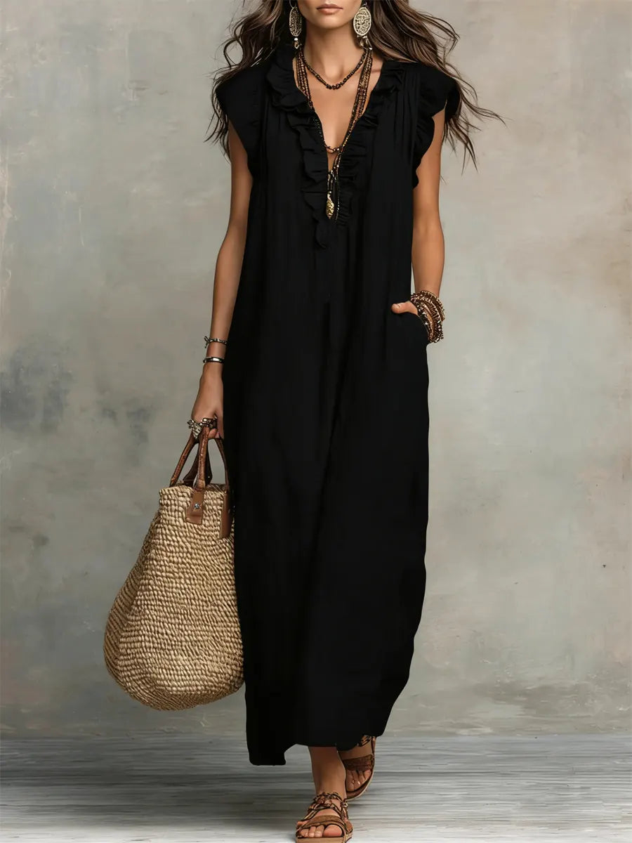 Corina's - Flowy Boho Maxi Dress