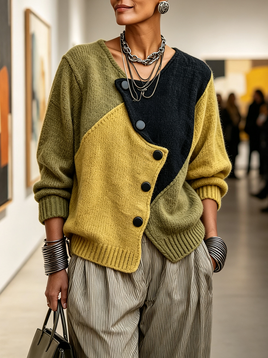 Weston™ Color-Block Knit Sweater