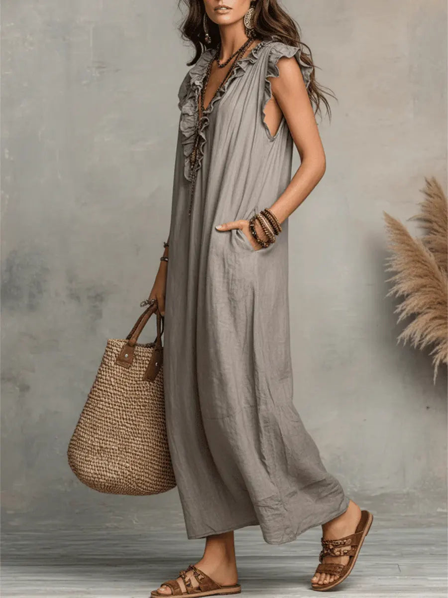 Corina's - Flowy Boho Maxi Dress