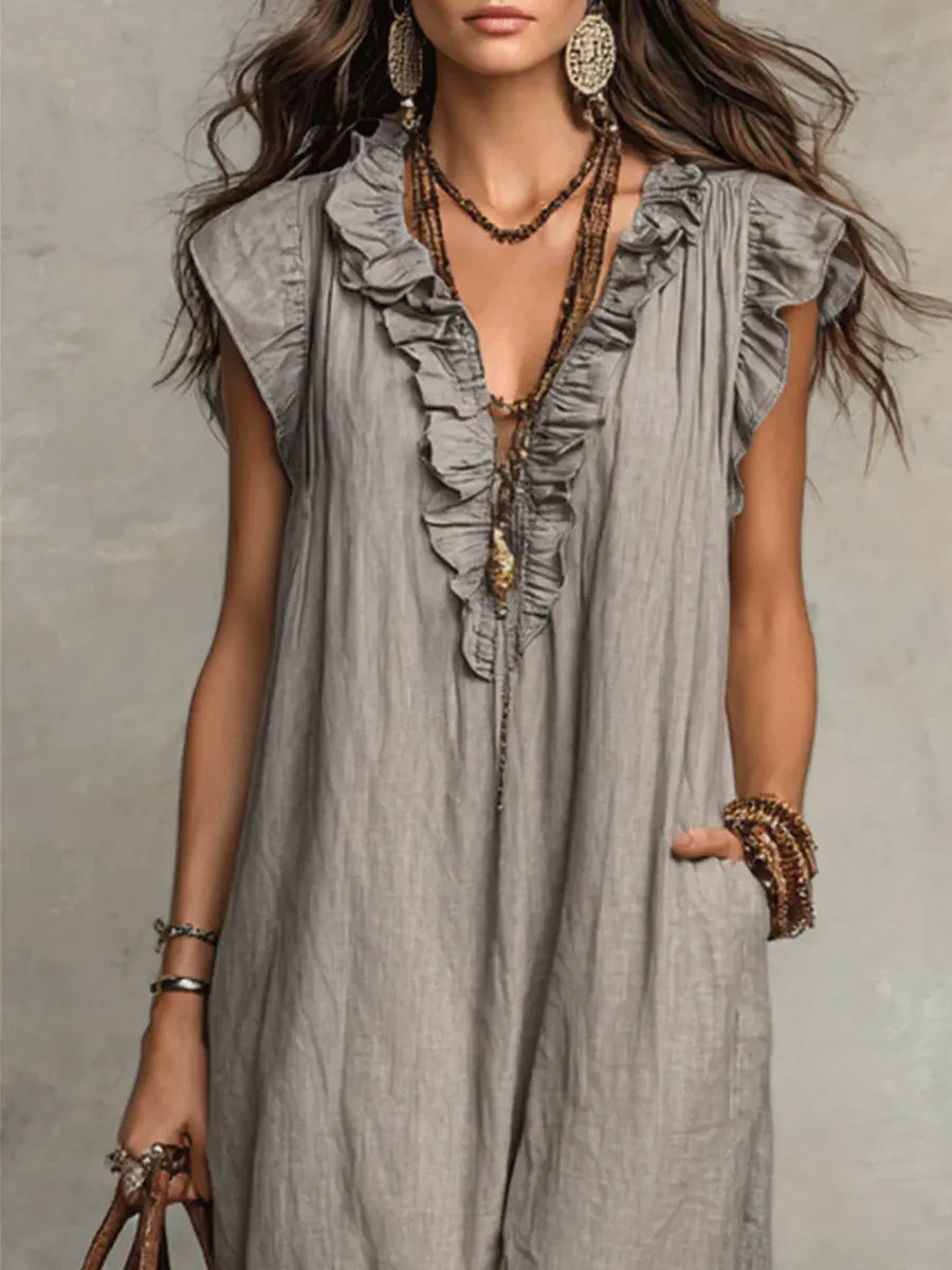 Corina's - Flowy Boho Maxi Dress