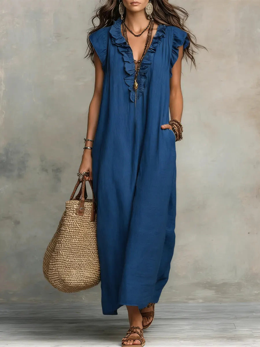 Corina's - Flowy Boho Maxi Dress