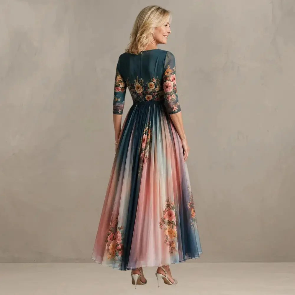 TERESA | Bohemian Maxi Floral Dress