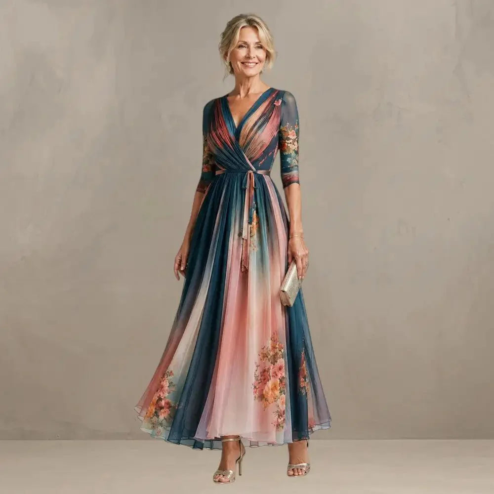 TERESA | Bohemian Maxi Floral Dress