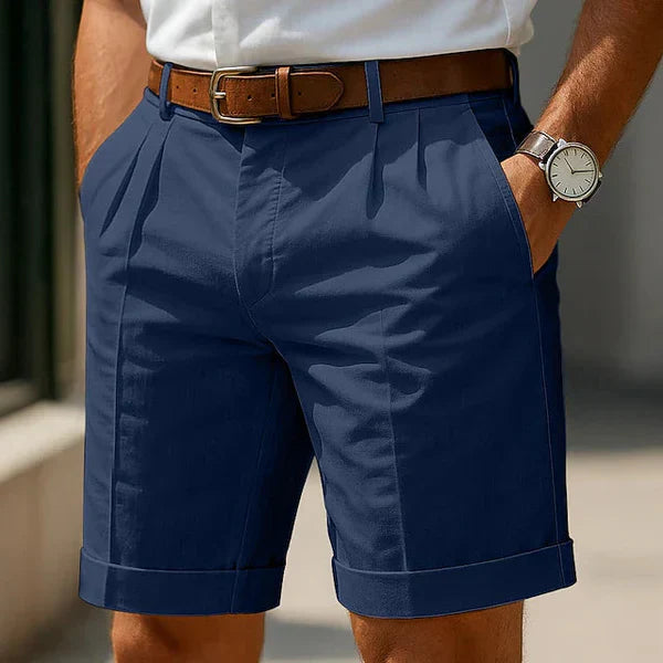 ROMEO | SUMMER BERMUDA SHORTS WITH PLEATS